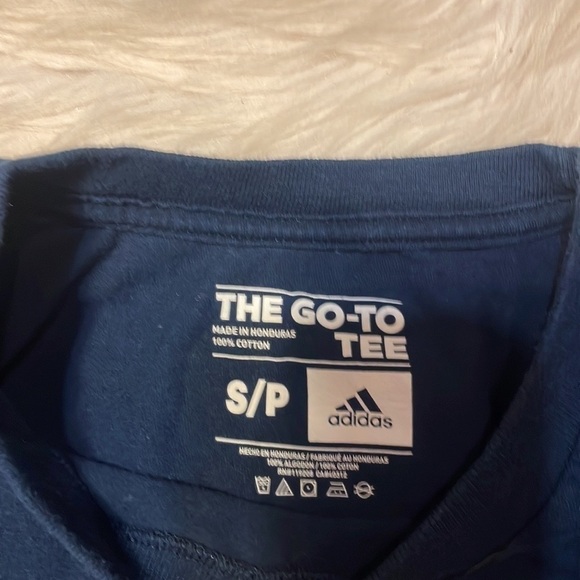ADIDAS Navy Blue Casual TShirt‎ - Picture 4 of 4